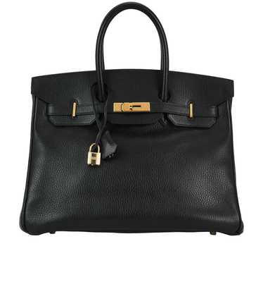 Hermès Birkin 35 in Black Ardennes