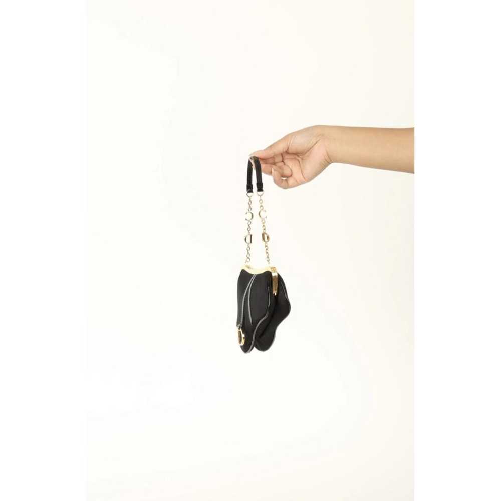 Dior Saddle Vintage cloth handbag - image 4