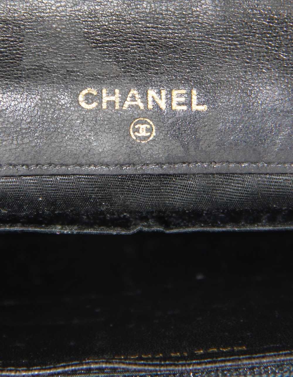 Chanel Vintage Black Wallet/Clutch AS-IS - image 11