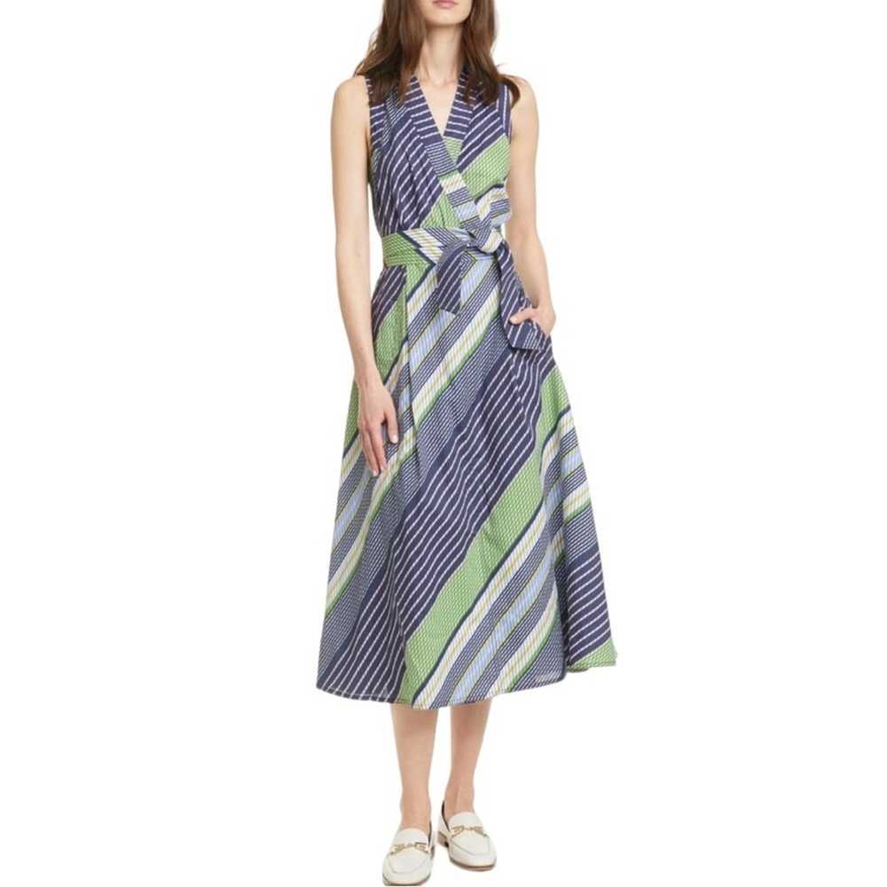 Tory Burch Overprinted Wrap Dress 4 - image 1