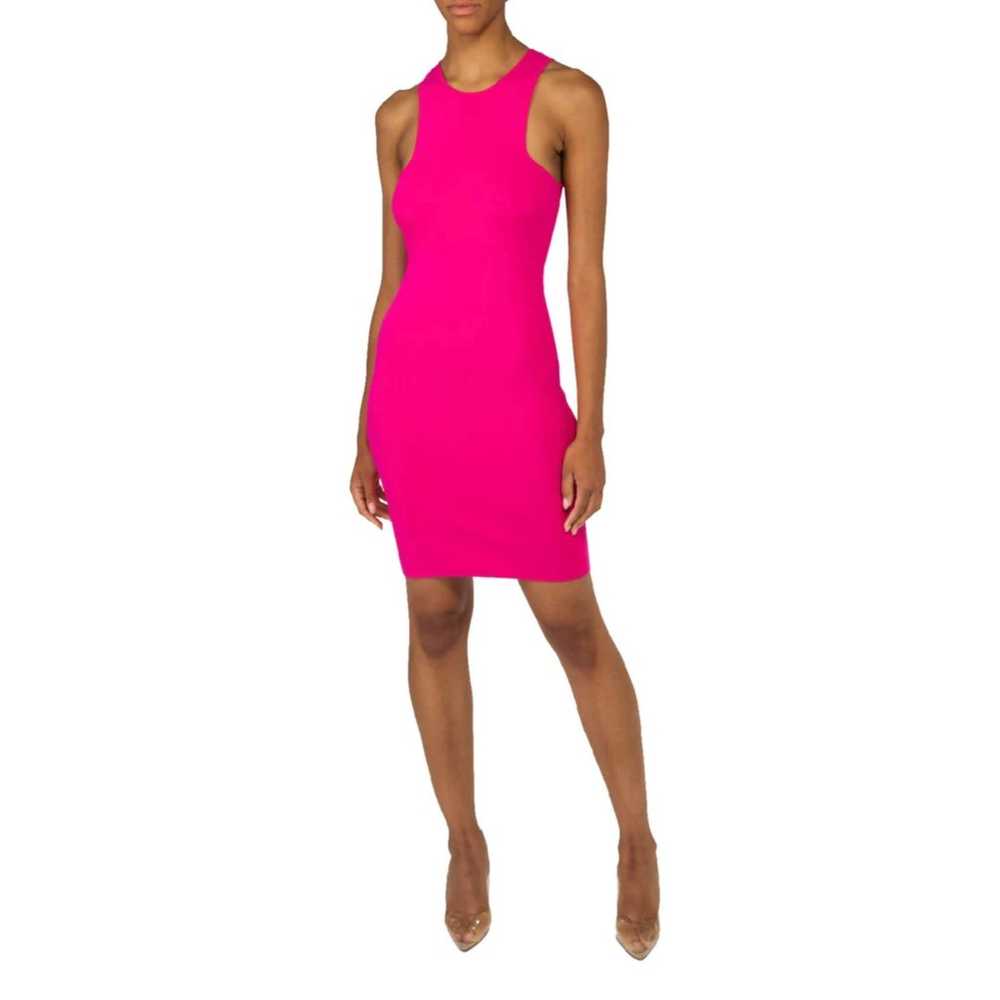 Mother of All Hot Pink Dazy Bodycon Knit Dress - image 4