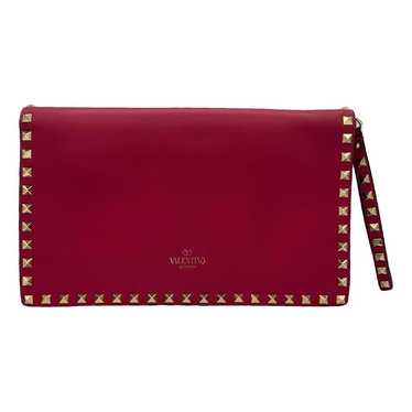 Valentino Garavani Rockstud leather clutch bag