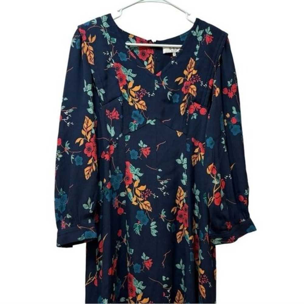 Sea New York Mari Floral Multi Navy Blue Long Sle… - image 5