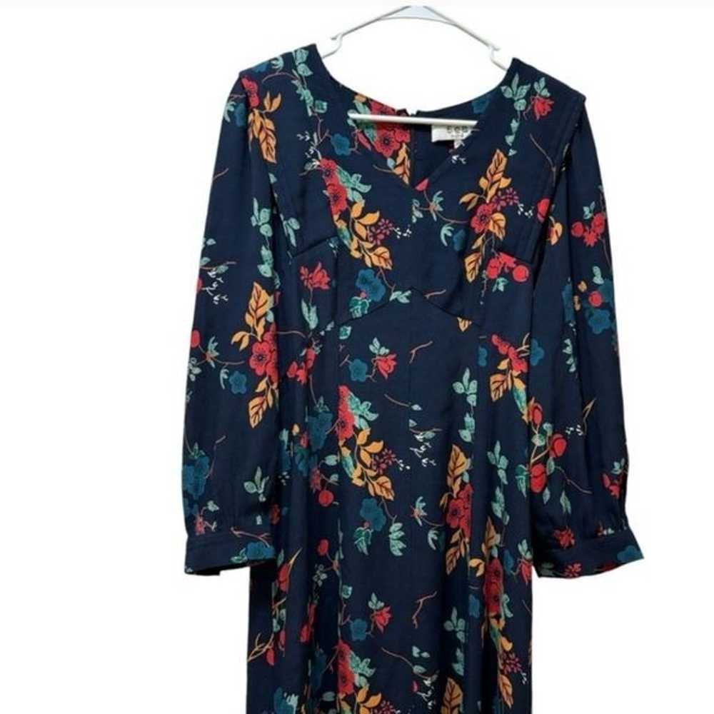 Sea New York Mari Floral Multi Navy Blue Long Sle… - image 8