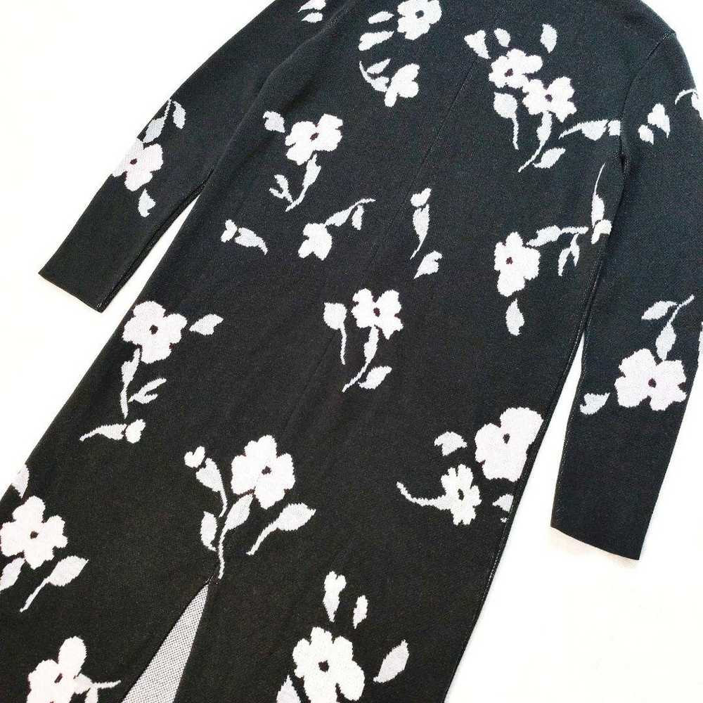 【Excellent Condition】Seventen Flower Jacquard Kni… - image 9