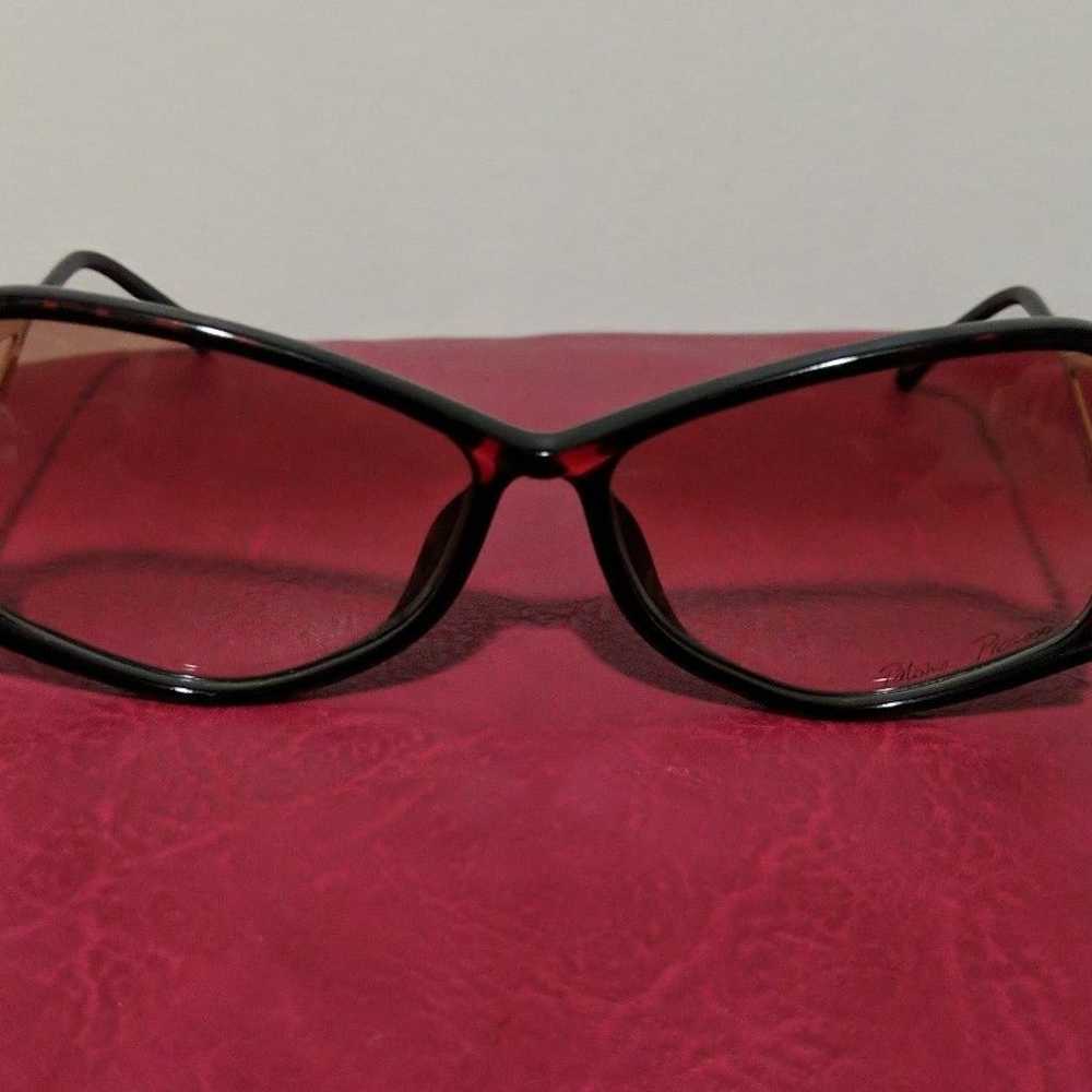 Vintage Ladies Paloma Picasso Brown Tortoise Shel… - image 1