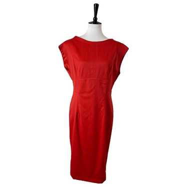 Escada Sheath Dress Diona Cap Sleeve Round Neck R… - image 1