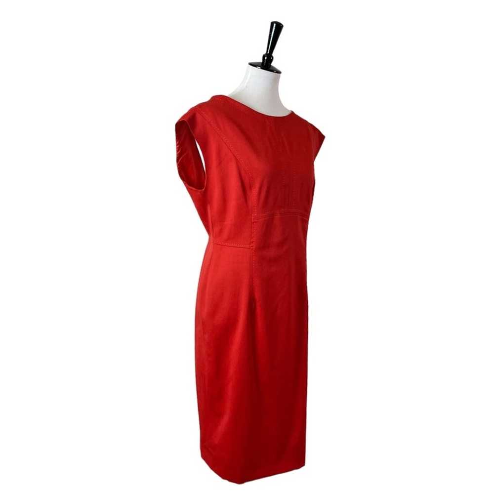 Escada Sheath Dress Diona Cap Sleeve Round Neck R… - image 2