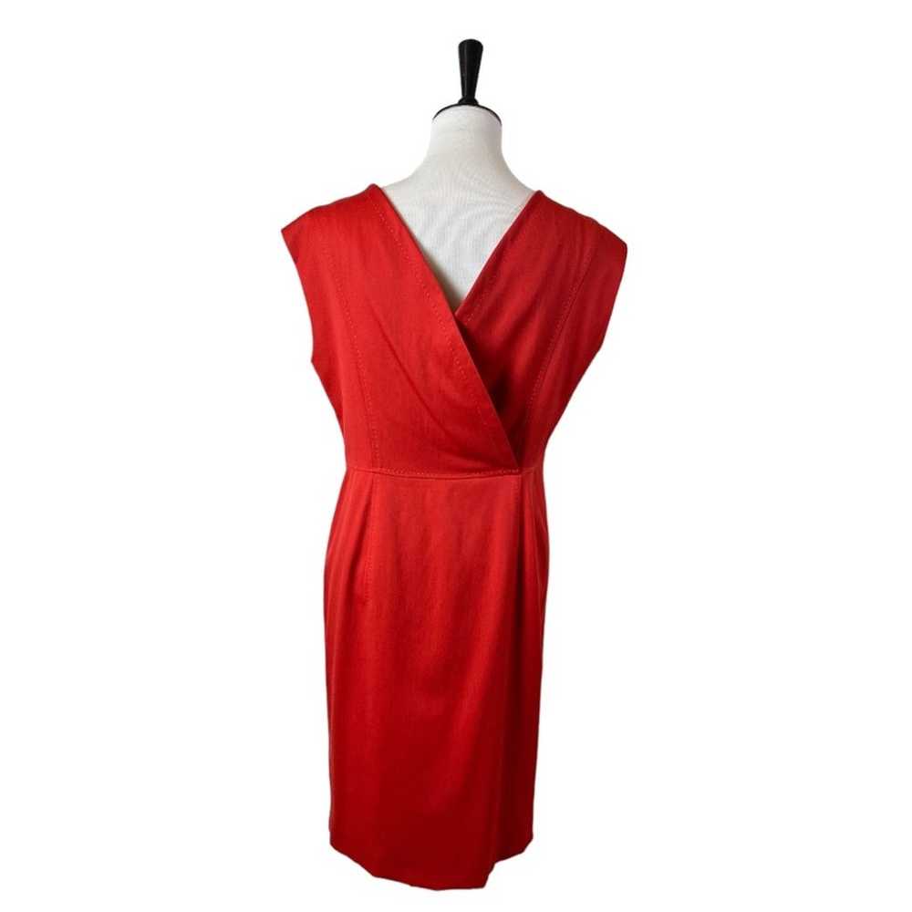 Escada Sheath Dress Diona Cap Sleeve Round Neck R… - image 4