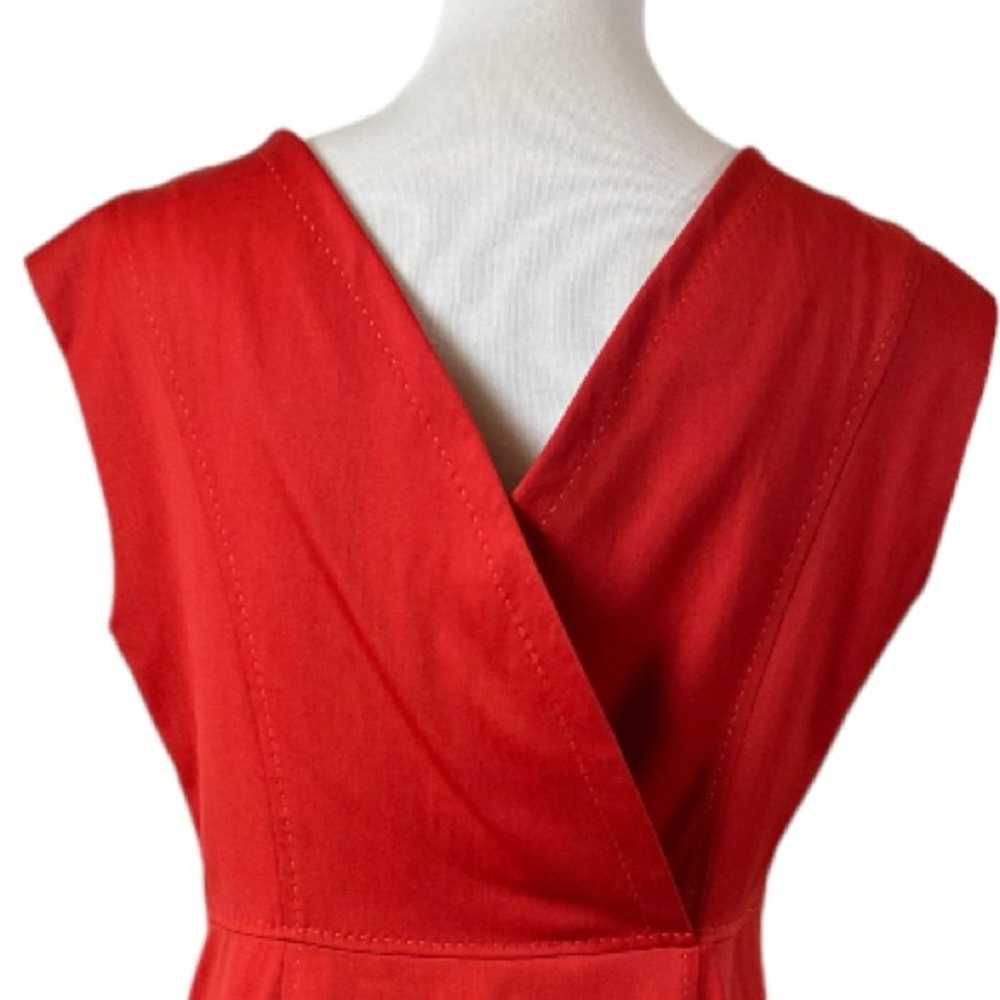 Escada Sheath Dress Diona Cap Sleeve Round Neck R… - image 8