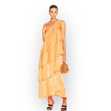 MARA HOFFMAN Salome Dress Women's Medium Orange S… - image 1