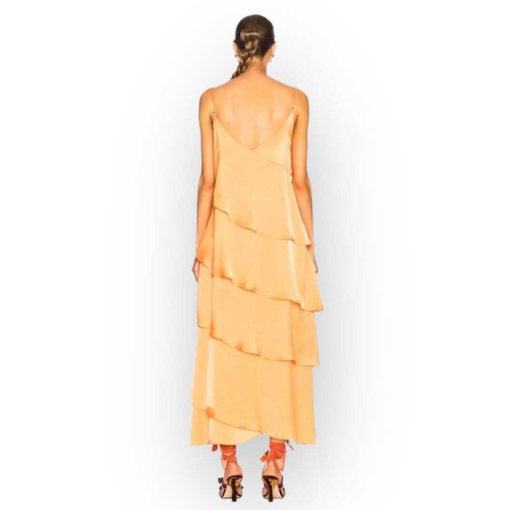 MARA HOFFMAN Salome Dress Women's Medium Orange S… - image 2