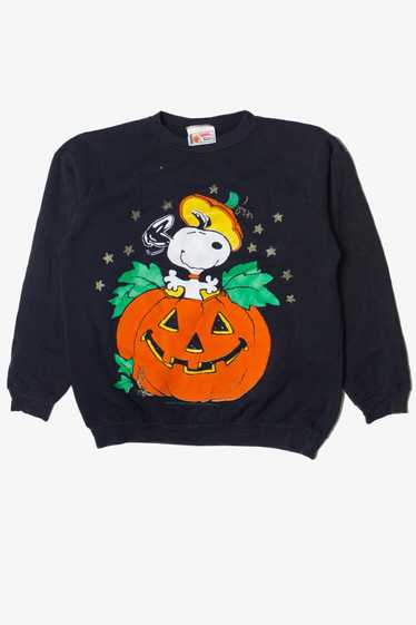 Vintage Pumpkin Snoopy Halloween Sweatshirt (1990s