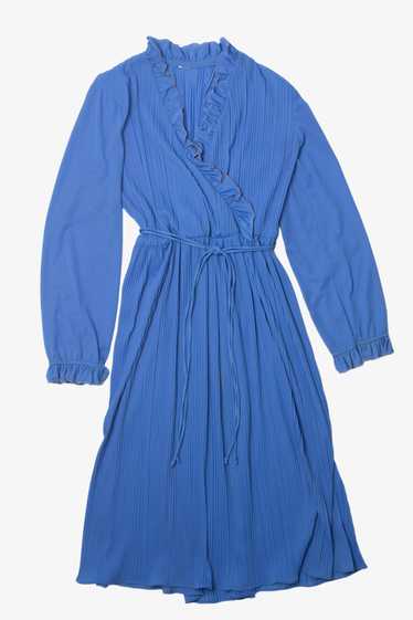 Vintage Blue Wrap Dress