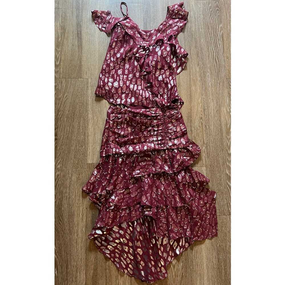 Veronica Beard Blake Skirt and top set Burgundy r… - image 5