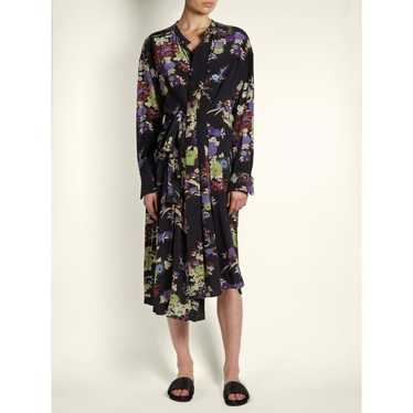 ISABEL MARANT Iam Belted Floral Silk Midi Dress S… - image 1