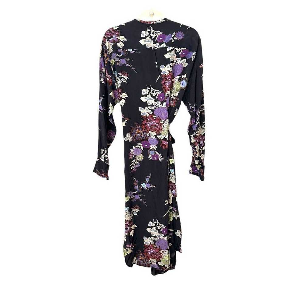 ISABEL MARANT Iam Belted Floral Silk Midi Dress S… - image 3