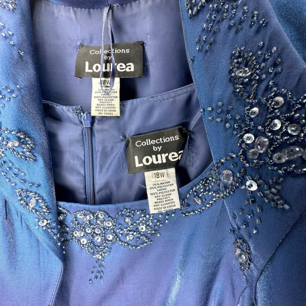 Collections by Lourea 18W blue shimmer tiered ruf… - image 9