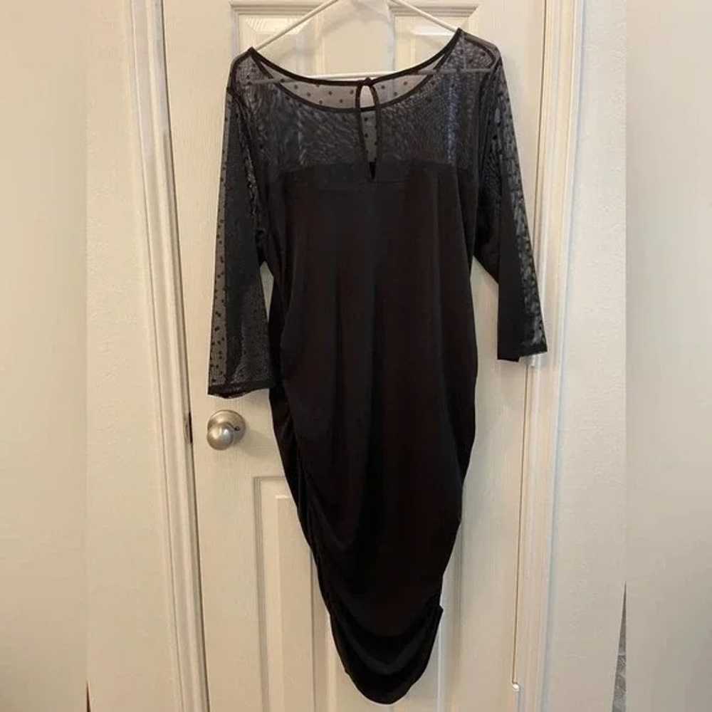 Black Cocktail Dress XL - image 2