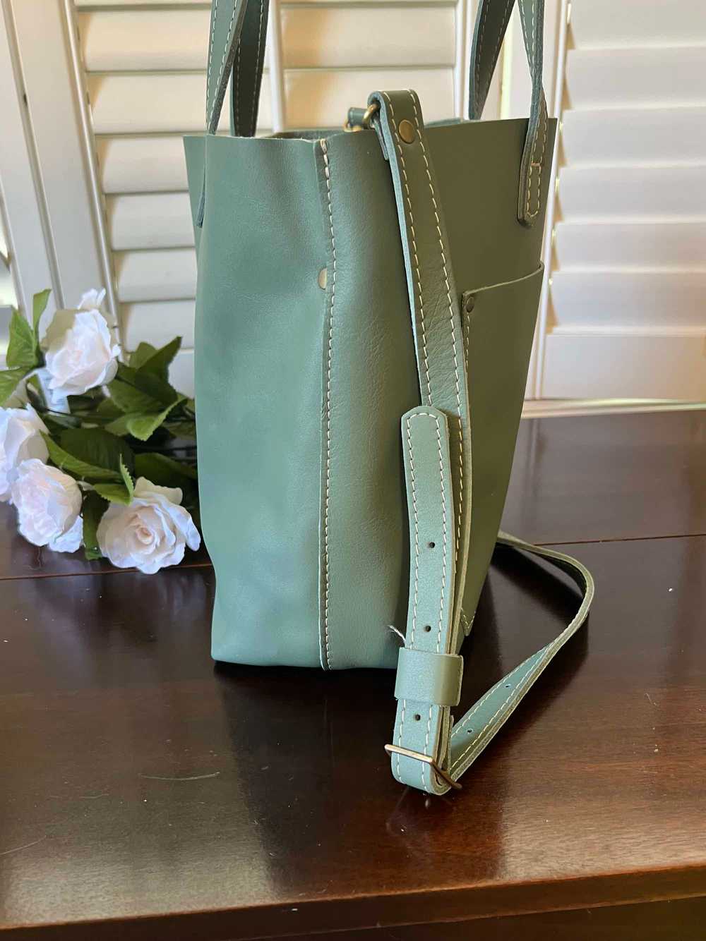 Portland Leather Medium Crossbody Tote - image 4