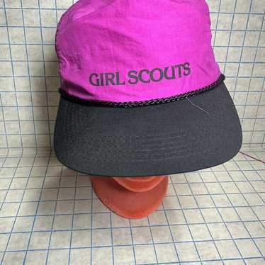 Girl Scouts Pink Snapback Hat Baseball Cap USA Ma… - image 1