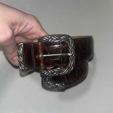 Brighton Brown Leather Belt 1994