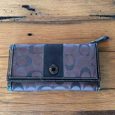 Coach Wallet Brown And Black Vintage