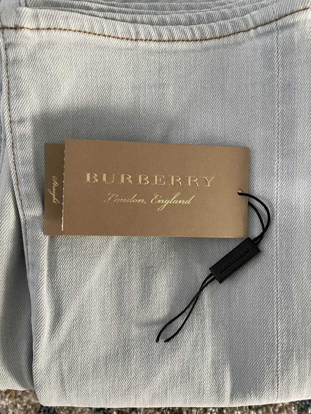 Burberry Light blue Burberry straight-fit jeans - image 8