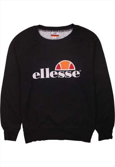 Vintage 90's Ellesse Sweatshirt Spellout Crew Nec… - image 1