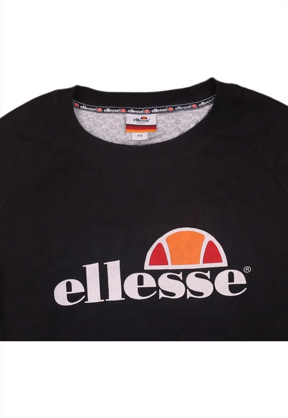 Vintage 90's Ellesse Sweatshirt Spellout Crew Nec… - image 3