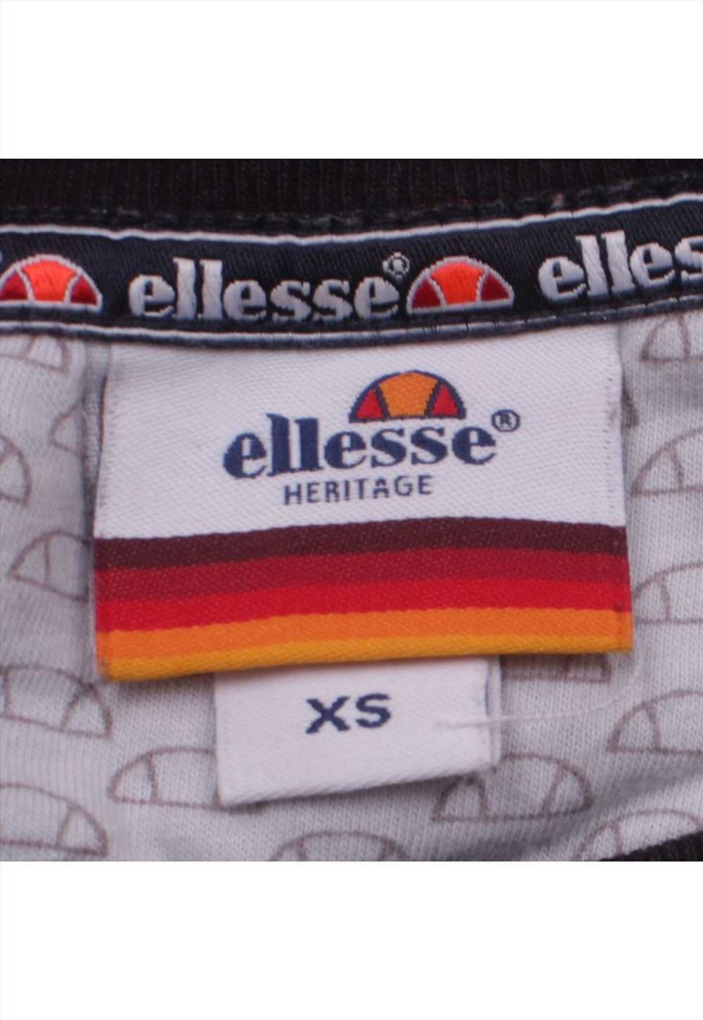 Vintage 90's Ellesse Sweatshirt Spellout Crew Nec… - image 4