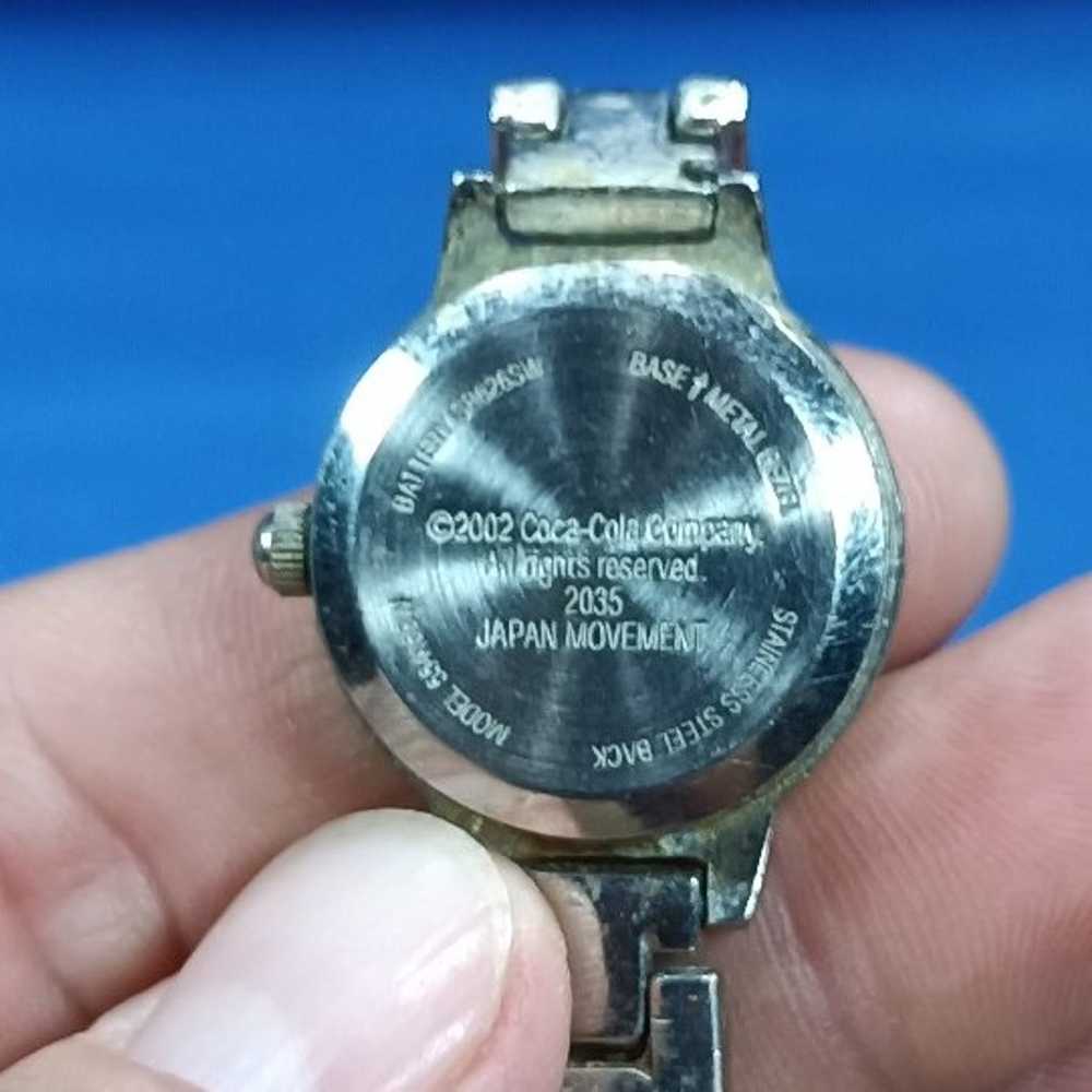 Vintage 2002 Coca-Cola women's wrist watch - image 6