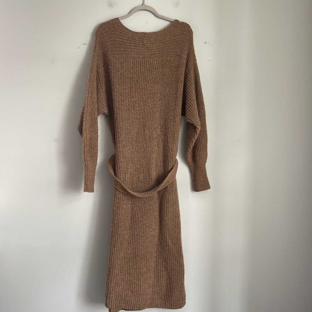 Eleven Six Beth alpaca wool blend belted long sle… - image 8