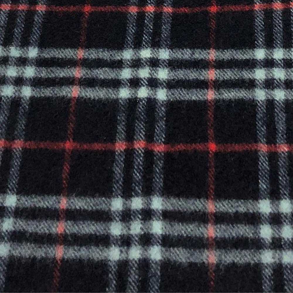 ■ BURBERRYS Scarf Check Made in England Wool - image 3