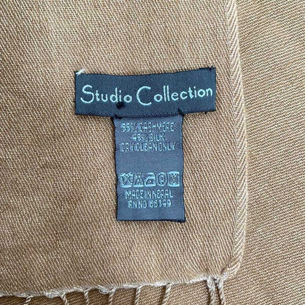 Nepal-made Studio Collection Large Scarf Cashmere… - image 8