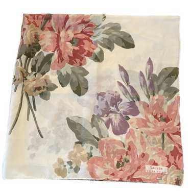 Ralph Lauren Silk Scarf Womens Floral Luxury Desig