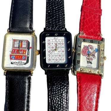 Lot of 3 - Fun Vintage Ladies Watches Cool Designs