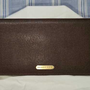 Burberry Brown Long Wallet Novacheck Interior - image 1