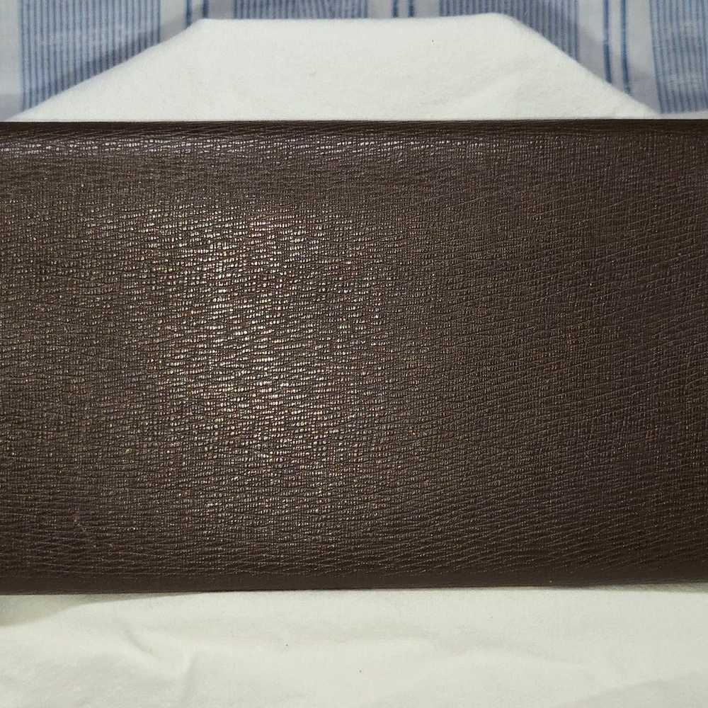 Burberry Brown Long Wallet Novacheck Interior - image 2