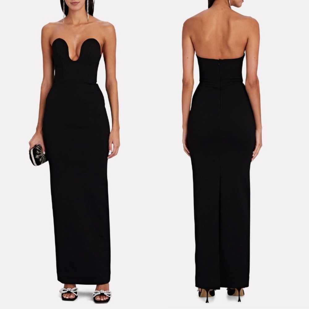 SOLACE London | Audrey Crepe Maxi Dress Strapless… - image 1