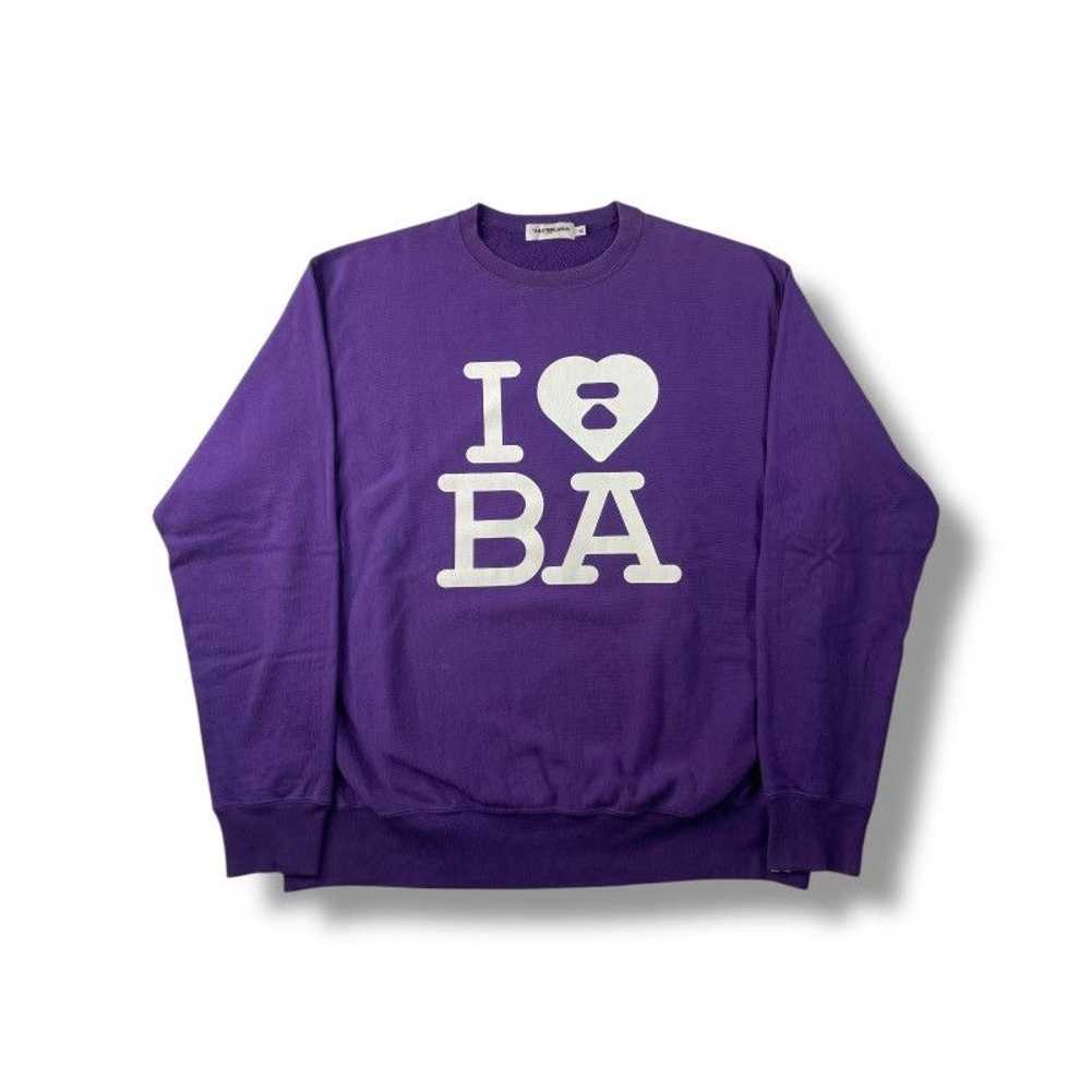 Bape × Vintage I Love BAPE Crewneck Y2K - image 1