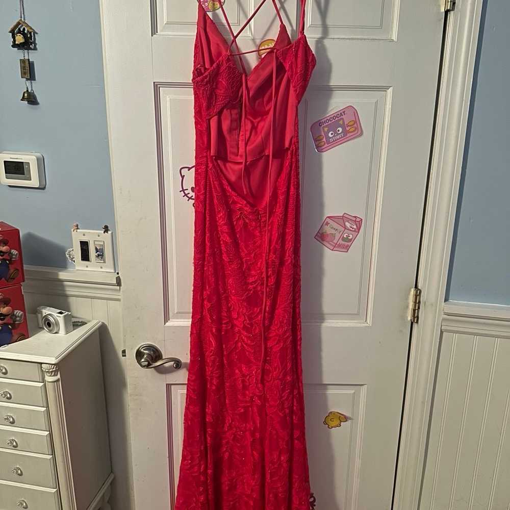 La Femme Mermaid Prom Dress - image 2