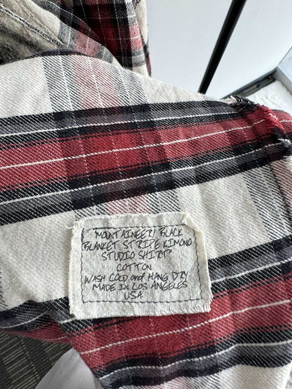 Greg Lauren Greg Lauren Flannel Red Mixed Studio … - image 4