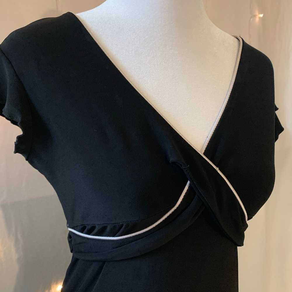 Charlotte Russe Vintage Y2K Little Black Wrap Dre… - image 3