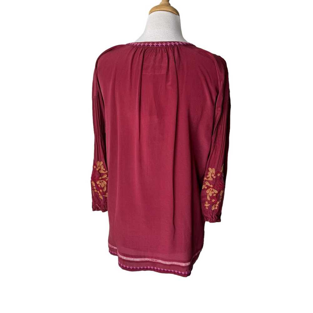 Johnny Was JOHNNY WAS PEYTON TUNIC 100% Silk Curr… - image 8