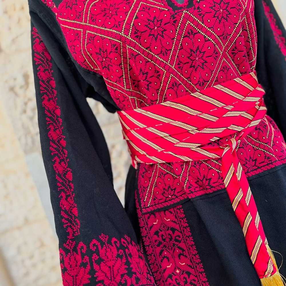 Palestinian hand embroidered thobe - image 2