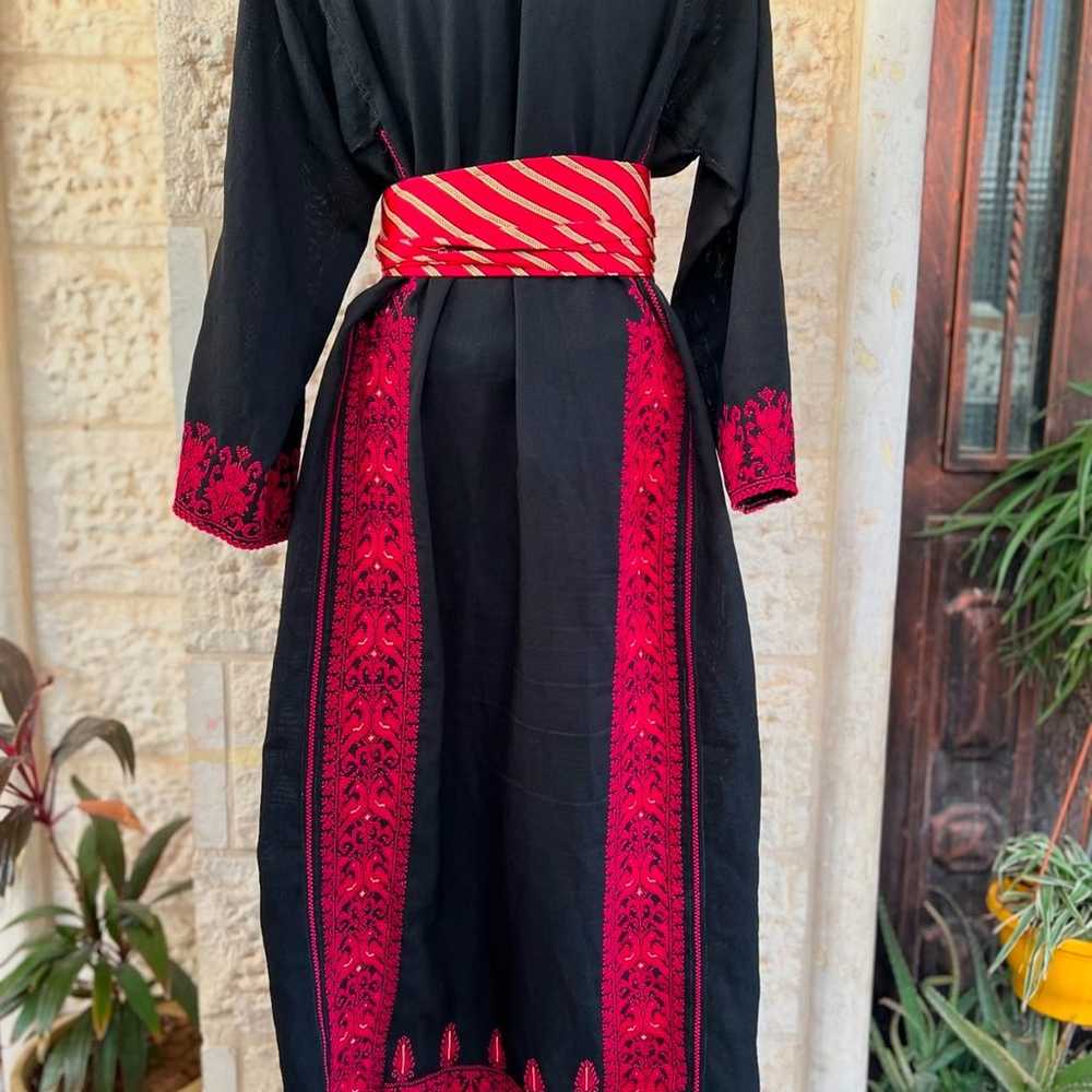 Palestinian hand embroidered thobe - image 4