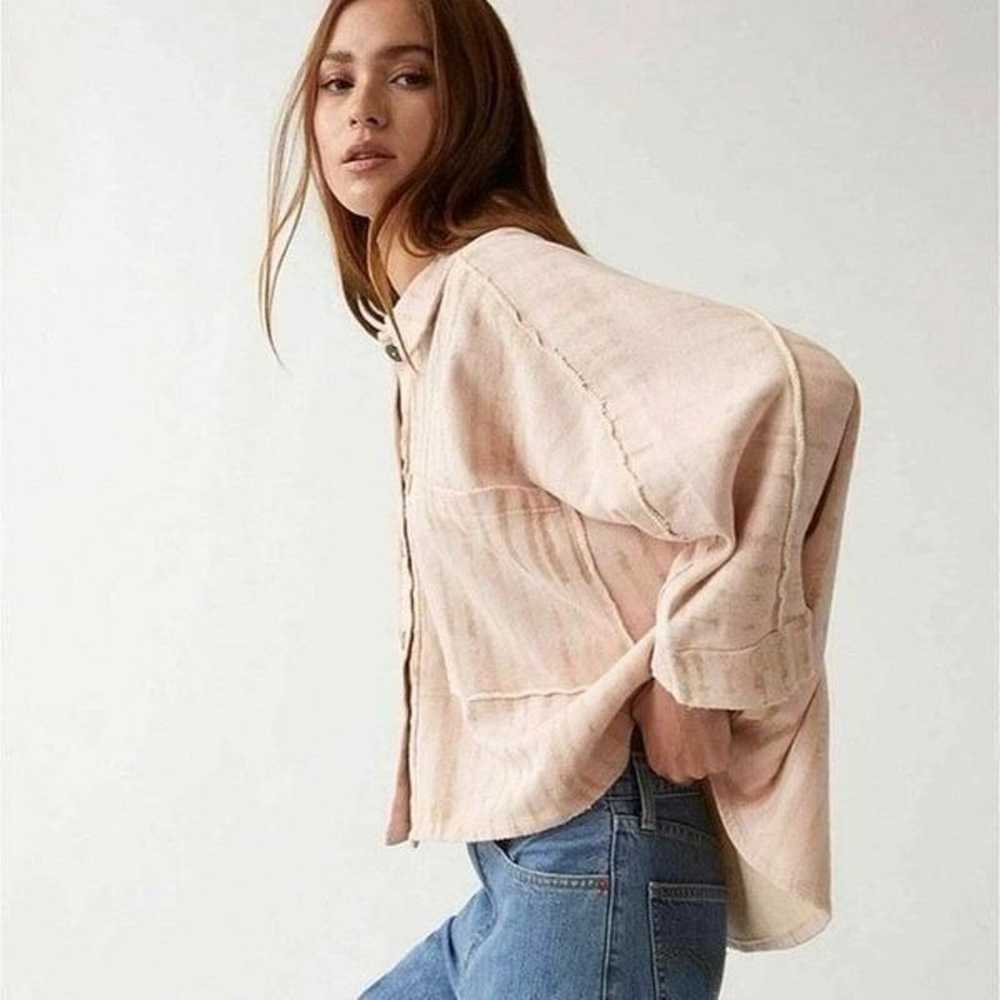 Free People Montauk Raw Edge Oversized Sweatshirt… - image 11