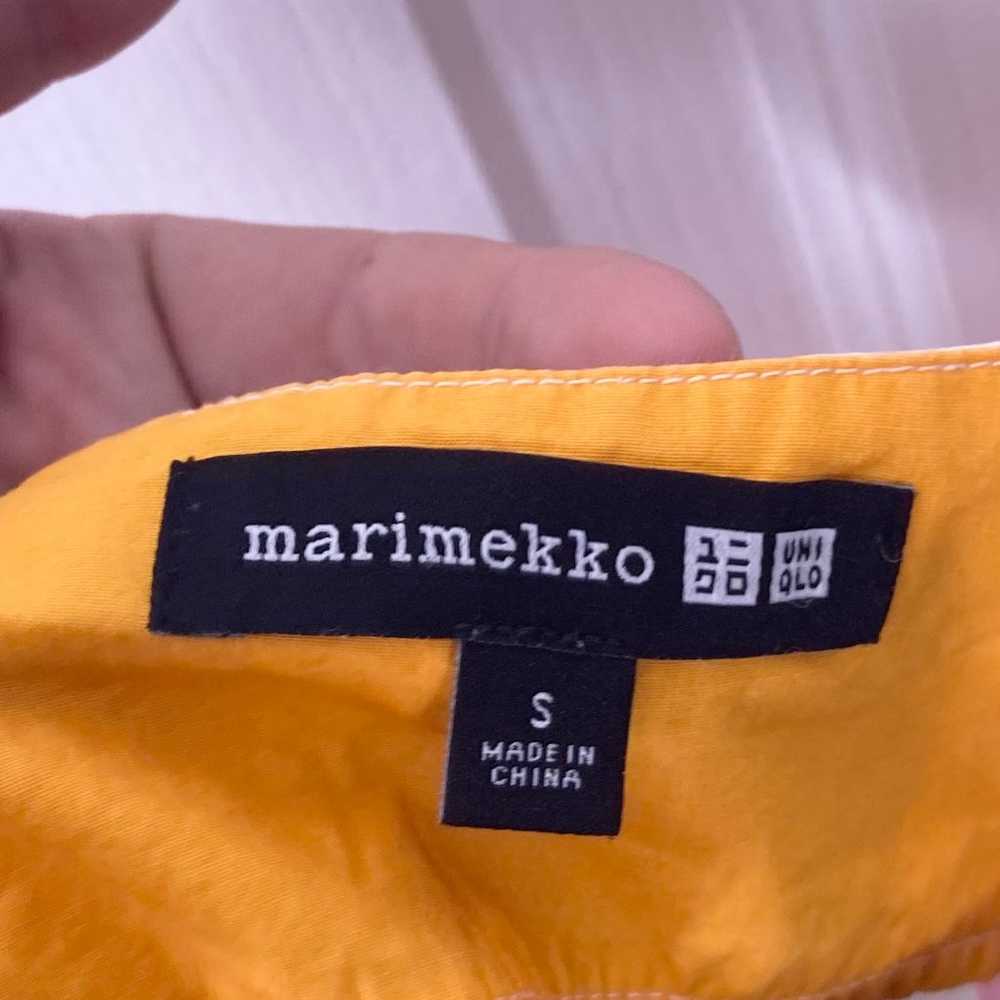 NWOT MARIMEKKO X UNIQLO Top S Geometric Circle Mu… - image 2