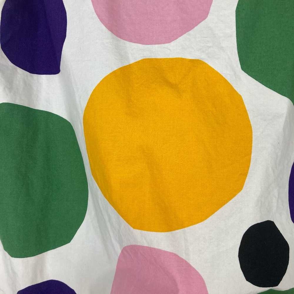 NWOT MARIMEKKO X UNIQLO Top S Geometric Circle Mu… - image 4